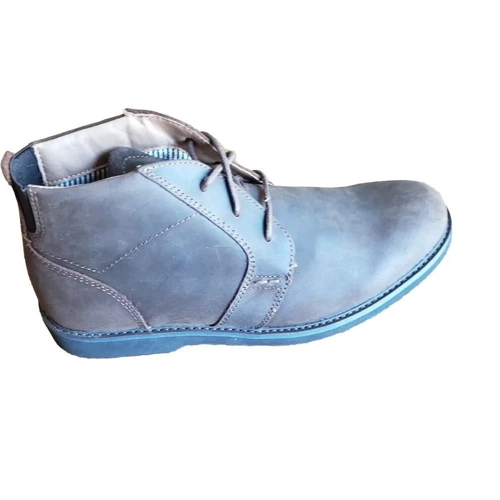 Nunn‎ Bush Barclay Brown Crazy Horse Shoes mens Plain Toe Ankle Boot Sz 9M NWB